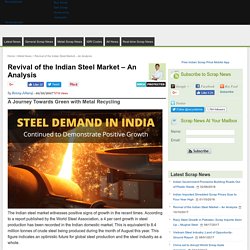 Revival of the Indian Steel Market - An Analysis