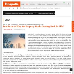 Why Are Property Stocks Rising Back? The Finapolis