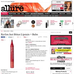 Revlon Just Bitten Lipstain + Balm Review: Makeup
