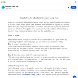 Revocable Living Trust on Behance