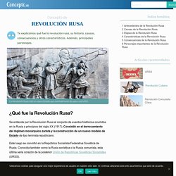 Revolución Rusa - Resumen, causas, consecuencias, personajes