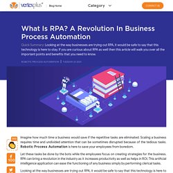 What is RPA? A Revolution in Business Process Automation