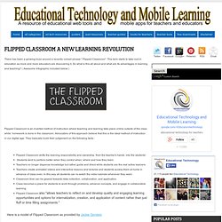 Flipped Classroom A New Learning Revolution