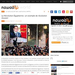 La Révolution Égyptienne: un exemple de révolution réussie! » Nawaat de Tunisie - Tunisia