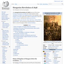 Hungarian Revolution of 1848
