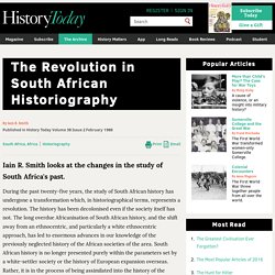 The Revolution in South African Historiography