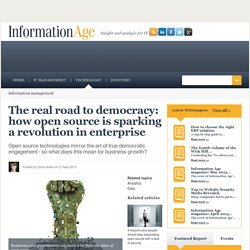 The real road to democracy: how open source is sparking a revolution in enterprise