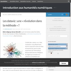 Les dataviz : une « révolution dans la méthode » ? – Introduction aux humanités numériques