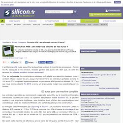 Révolution ARM : des netbooks à moins de 100 euros ?