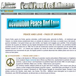Révolution Peace and Love les hippies