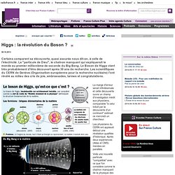 Higgs : la révolution du Boson ? - Sciences