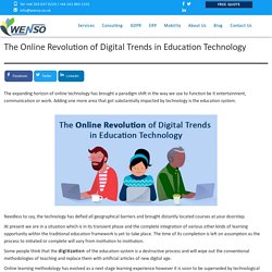 The Online Revolution of Digital Trends in Education Technology