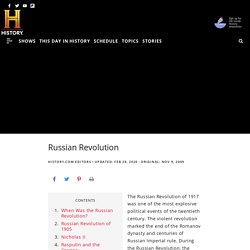 Russian Revolution - Causes, Timeline & Definition