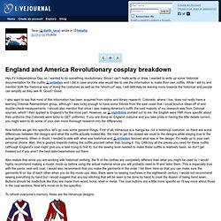 hetalia: England and America Revolutionary cosplay breakdown