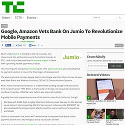 Google, Amazon Vets Bank On Jumio To Revolutionize Mobile Payments