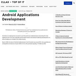 Latest Revolutions in Android Applications Development - 2021