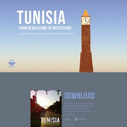 Tunisia: From Revolutions to Institutions