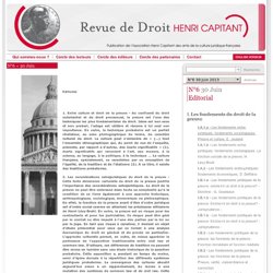 Revue de droit HENRI CAPITANT