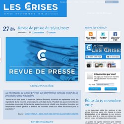 » Revue de presse du 26/11/2017