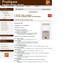 Revue Pratiques - 2006