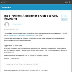 mod_rewrite: A Beginner&#039;s Guide to URL Rewriting