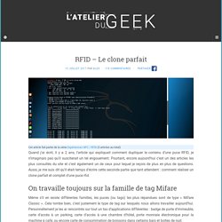 RFID – Le clone parfait