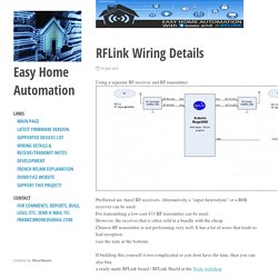 RFLink Wiring Details ⋅ Easy Home Automation