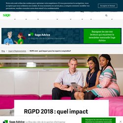 RGPD 2018 : quel impact pour les experts-comptables ?