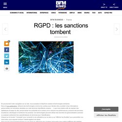 RGPD : les sanctions tombent