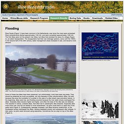 Rhine-Meuse delta studies