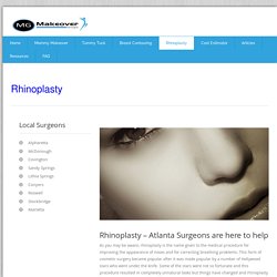 Rhinoplasty - Atlanta Surgeons near you
