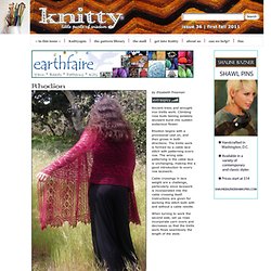 Rhodion lace shawl: Knitty First Fall 2011