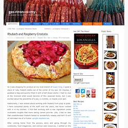 Rhubarb and Raspberry Crostata Recipe