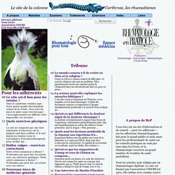 rhumatologie en pratique