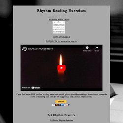 Rhythm Reading Exercises