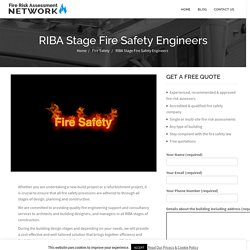 RIBA Stage Fire Safety Engineers