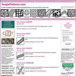[TanglePatterns.com (membre)] Rubans ou Bordures
