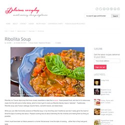 Ribollita Soup Recipe @ Delicieux
