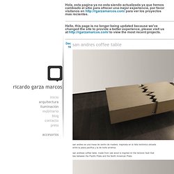ricardo garza marcos » Blog Archive » san andres coffee table