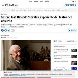 Muere José Ricardo Morales, exponente del teatro del absurdo