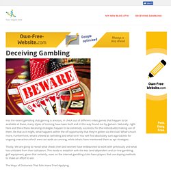 ricardololr217 - Deceiving Gambling