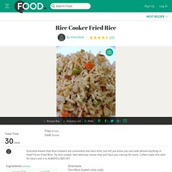 Rice Cooker Fried Rice Recipe