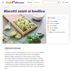 Ricetta Biscotti salati al basilico