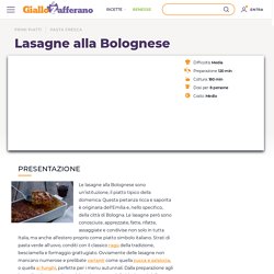 Ricetta Lasagne alla Bolognese