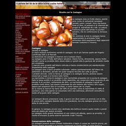 Ricette con le Castagne