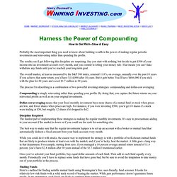 How to Get Rich: Harness the Power of Compounding