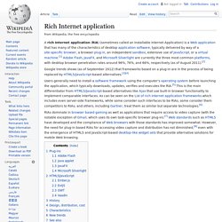Rich Internet application - Wiki