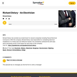 Richard Delury - An Electrician