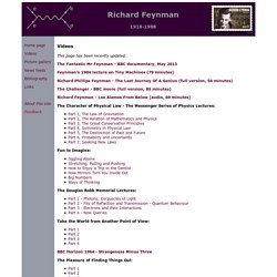 Richard Feynman videos