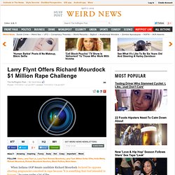 Larry Flynt Offers Richard Mourdock $1 Million Rape Challenge